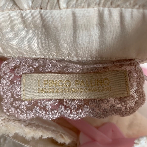 I PINCO PALLINO MOCK SHIRT WITH BOW GIRL 8 - Picture 6 of 7